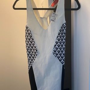 White black Akira dress